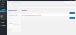 WordPress Menu erstellen Anleitung